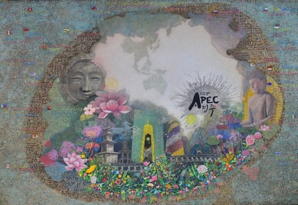 APEC에 ‘유일’하게 걸린 작품 ‘기념도’ 작가 배현희(배수아)를 만나다